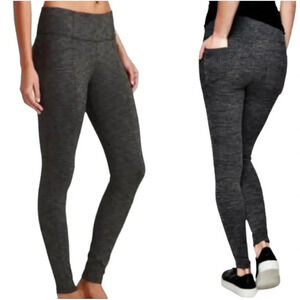 Athleta High-Rise Cozy Metro Pocket Legging Heathered Grey Size Small Petite